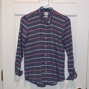 Gap Chambray Striped Button Down Shirt